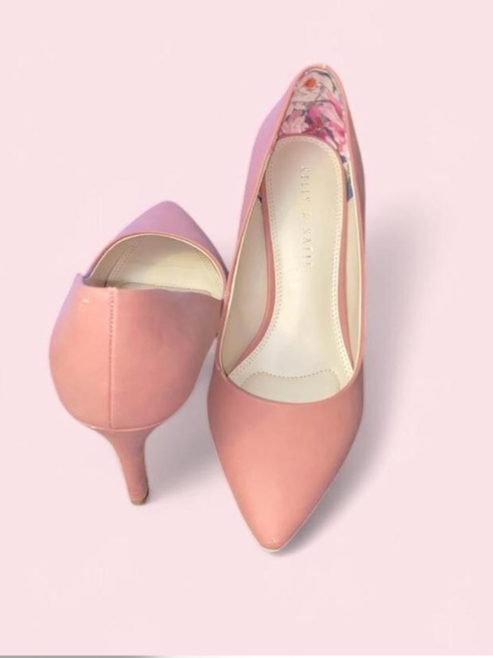 Elegant Pink Pointed-Toe Women's Pumps - Picture 14 of 16